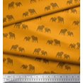 thumbnail image 3 of Soimoi Poly Georgette Fabric Bull Dog Print Fabric by The Yard 42 Inch Wide, 3 of 3