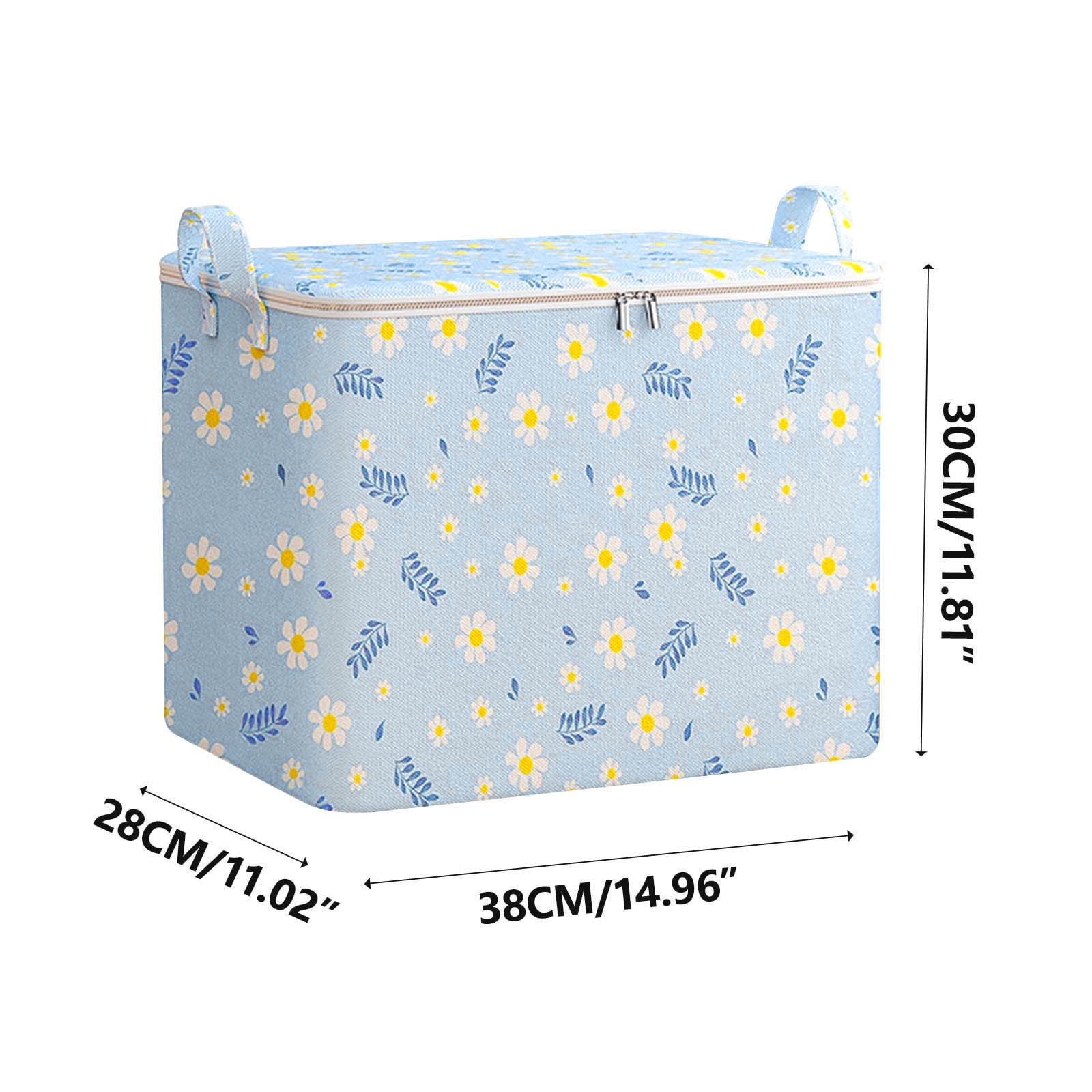 Non-woven Zipper Storage Bag Moving Quilt Storage Basket Travel Large-capacity Clothing Storage Bag
