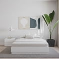 thumbnail image 4 of Nexera Milano Full Platform Bed Frame, White Oak, 4 of 6