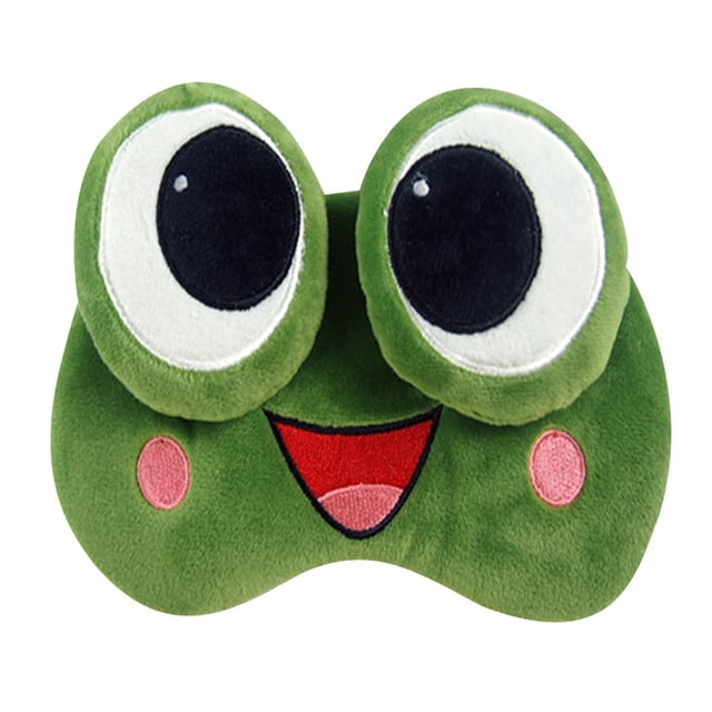 Bangcool Sleep Mask Cartoon Big Eye Frog Sleeping Eye Mask Sleep Eyeshade with Ice Pack