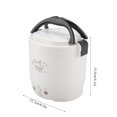thumbnail image 3 of Cuiseur Vapeur pour Aliments, 12V 100W 1L Cuiseur à Riz Électrique Portable Multifonction Cuiseur Vapeur pour Voitures, 3 of 7