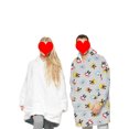 thumbnail image 4 of Fortune Matching Family Wearable Blanket Oversized Hoodies Pullover Christmas Pajama, 4 of 9