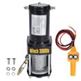 thumbnail image 2 of Kit de treuils électriques, non-glissement à faible résistance 3000lbs Bonne conductivité électrique Usure de treuil électrique résistant pour UTV pour le remorquage pour le, 2 of 7