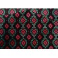 thumbnail image 4 of oneOone Cotton Silk Fabric Diamond & Swirl Ikat Decor Fabric Printed BTY 42 Inch Wide, 4 of 4