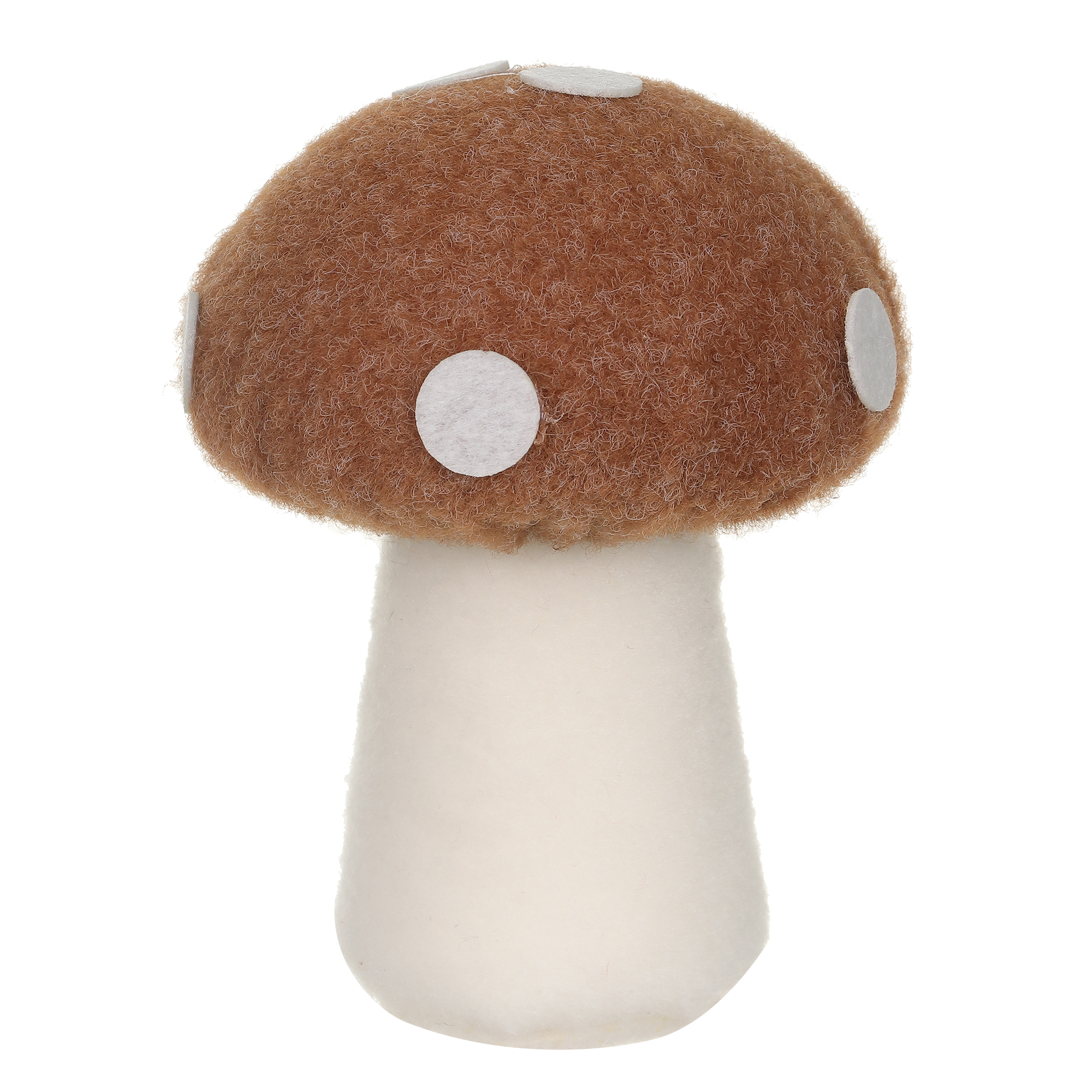 Way-to-Cel Pl Size 5''H tissu champignon brun