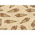 thumbnail image 1 of Ahgly Company Machine Washable Indoor Rectangle Transitional Khaki Gold Area Rugs, 5' x 7', 1 of 7