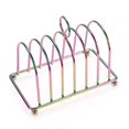 thumbnail image 3 of simhoa Bread Loaf Stand Bookshelf Durable Storage Rack Bread Stand Toast Rack Holder Multicolour, 3 of 8