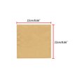 thumbnail image 3 of INSPIRE CHIC Men's Pocket Square Solid Color Handkerchiefs Self-folded For Wedding Party Champagne One Size, 3 of 4
