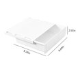 thumbnail image 3 of EGNMCR Sticky Under Desk Drawer, Tray Attachable Under Desk Storage Organizer, Click To Hide Pencil Drawer For Office Home Stationery,, 3 of 6