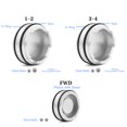 thumbnail image 2 of Riwcyla 4L60E 4L65E 4L70E Pinless Forward Accumulator Piston Kit Sonnax FWD, 1,2 and 3,4 , perfect for daily use, outdoor activities, travel & casual occasions, 2 of 6