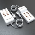 thumbnail image 2 of 50W/10A 10-Ports USB Charging Station Multi Port Hub Charger for Multiple Devices Extension Socket ,Multifunctional fast charging, 2 of 7