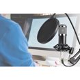 thumbnail image 4 of Graflsoa USB Condenser Microphone Kit for PC/Mobile Recording, Streaming, and Broadcasting - Silver/Black with Pop Filter & Shock Mount, 4 of 6