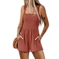 thumbnail image 4 of Timegard Womens Shorts Drawstring Elastic Waist Cargo Shorts Outdoor Active Loose Sweatshorts Summer, 4 of 4