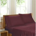 thumbnail image 1 of Egyptian Comfort Sateen Sheet Set, Burgundy - Double, 1 of 1