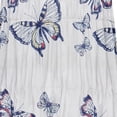 thumbnail image 4 of TopLLC Robe d'Été pour Femme Boho Décontractée Sans Manches à Col Ras du Cou Smockée Robe Soleil Florale à Volants Évasée en A Plage Midi, 4 of 6