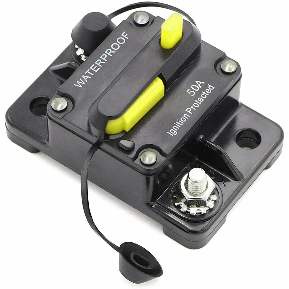 Car Circuit Breaker Fuse Reset 30-300 Amp 12V-48V DC Car Boat Auto Waterproof