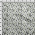 thumbnail image 4 of oneOone Georgette Viscose White Fabric Jacobean Floral Sewing Craft Projects Fabric Prints By Yard 42 Inch Wide, 4 of 4
