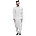 thumbnail image 1 of Atasi Long Sleeve Kurta For Men Designer Asymmetrical Cut Ethnic Kurta For Boys, 1 of 7