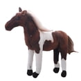 thumbnail image 3 of Lubelski 3D Simulation Horse Animal Plush Stuffed Doll Kids Toy Room Decor Photo Props, 3 of 8