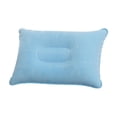 thumbnail image 1 of Z-889 Coussin Rectangulaire Gonflable en Peluche Bleu pour Sieste, pour Camping et Voyage en Plein Air, Coussin de Confort en Matériau Pvc, Oreiller Portable, 1 of 7