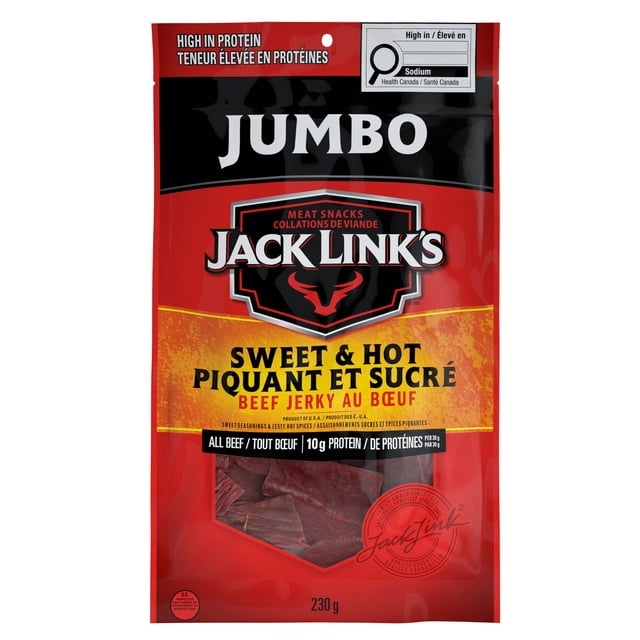 Jack Link's Piquant et Sucre au Boeuf 230G