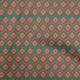 thumbnail image 1 of oneOone Rayon Olive Green Fabric Abstract Fabric For Sewing Printed Craft Fabric By The Yard 56 Inch Wide, 1 of 4