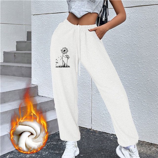 LSLJS Pantalon pour Femme Imprimé, Pantalon de Sport et Décontracté pour Femme, Pantalon de Travail pour Femmes