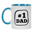 thumbnail image 4 of Inkdotpot #1 Dad 11 OzCeramic CoffeeMugsGreat Gift For Father's Day Birthday Gift Novelty Mug -Blue, 4 of 6