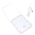thumbnail image 2 of Magnifying Portable LED Makeup Mirror with 2 Sided Small Travel Cosmetic Mirror for Bright Lighted Makeup Area, 2 of 7
