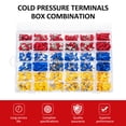 thumbnail image 2 of yeacher Insulated Electrical Crimp Terminal Kit with Mixed Ring and Spade Connectors, ABS+Copper, 540PCS in Plastic Case, Color-Coded for 0.5-6mm² / AWG 22-10, 2 of 7