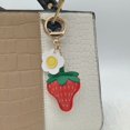thumbnail image 3 of Birdeem Fruit Strawberry Shape Pendant Keychain Three-Dimensional Exquisite Strawberry Bag Pendant, 3 of 7