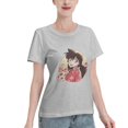 thumbnail image 2 of Women's Basic Short Sleeve T-Shirt Detective Conan Moriland, 2 of 6