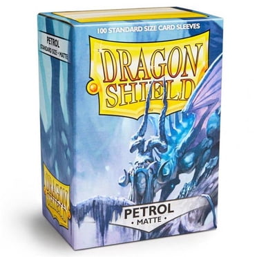 Arcane Tinmen ATM11020 DP Dragon Shield Card Sleeves, Matte Petrol - 100 Count