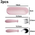 thumbnail image 2 of Child and Toddler Flatware - Kids Utensil Set - Metal Kids Cutlery Set, 2 of 5