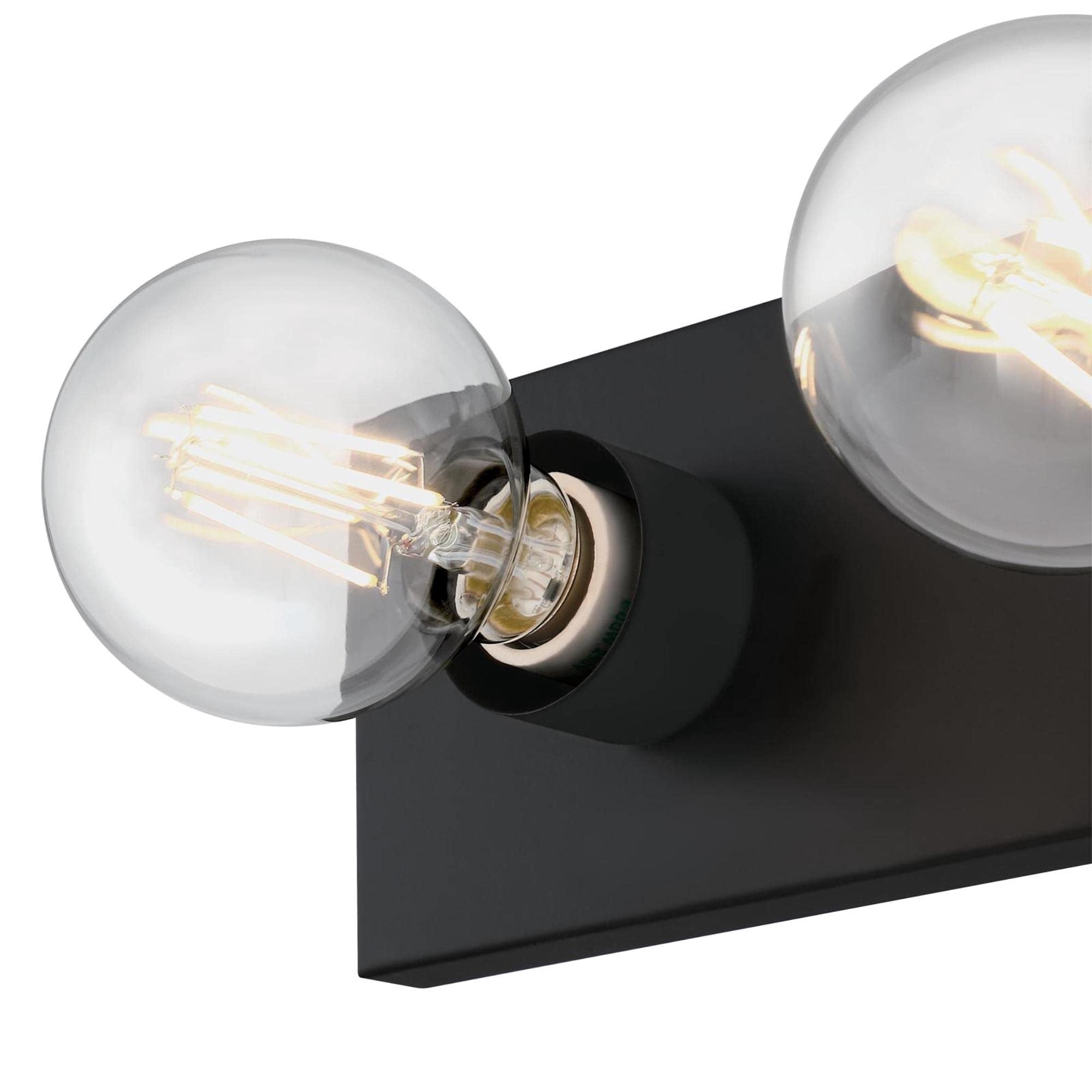 Westinghouse Lighting 3-Light Indoor Vanity Wall Fixture in Matte Black