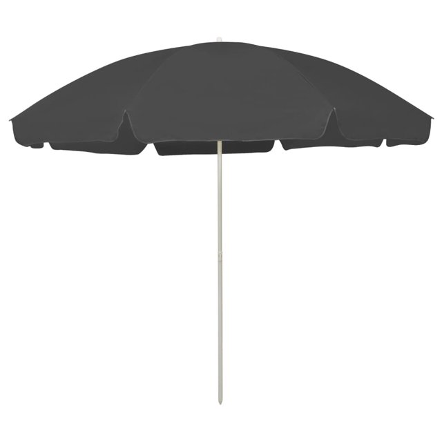 vidaXL Parasol de Plage Anthracite 300 cm