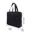 thumbnail image 3 of JWshufel Business Meeting File Storage Tote Shoulder Bag with Breathable Material Relaxable Handles Zipper Access for Office and Travel Document Organization, 3 of 5