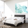thumbnail image 4 of CorLiving Bellevue Upholstered Adult Queen Platform Bed Frame with Slats and Wide-Rectangle Panel Headboard - No Box Spring Required, 4 of 9