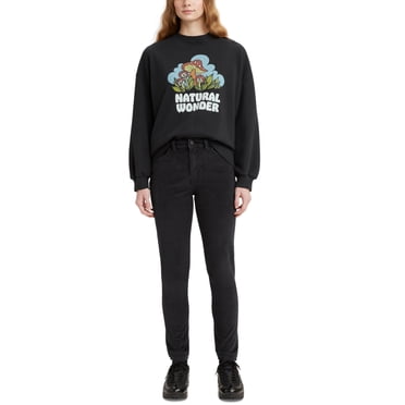 Levi's Jeans Skinny Taille Haute 721 pour Femmes, Velours Côtelé Caviar Luxe (Sans Eau), 27 Régulier