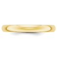 thumbnail image 3 of Bague Demi-Ronde 3 mm en Or Jaune 10k Massif Poli Gravable Taille 10,5 Bijoux Cadeaux pour Femmes, 3 of 3