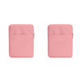 thumbnail image 2 of Youkk Stylish Protective Bags For Kindles Easy To Carry Well Protection Zip Closure E-Book Bag Exterior Pocket pink 6inch 2Set, 2 of 6