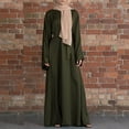 thumbnail image 1 of Abaya Longue pour Femmes, Robe Longue Musulmane, Kaftan Vintage Imprimé Floral, Maxi Islamique, Robes pour Femmes, 1 of 5