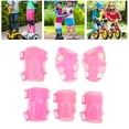 thumbnail image 4 of Roller Skating Protective Gear, Good Cushioning Knee Elbow Pad Guards  For Outdoor Sports Pink, 4 of 8