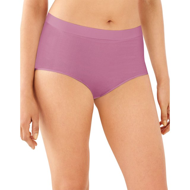 Bali Womens One Smooth U All Around Smoothing Brief, 9, Greenhouse Lavender