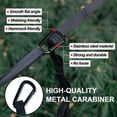 thumbnail image 3 of Automatic Quick-opening Tent-type Camping Hammock With Mosquito Net Lightweight Parachute Hammock For Camping Backpack Trekking Travel Backyard Beach 55”*114” Maximum Load-bearing 441LB, 3 of 7