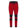 thumbnail image 3 of Mens Pants, Mens Fashion Drawstring Elastic Waist Solid Color Casual Sweat Length Pants, 3 of 5