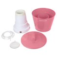 thumbnail image 2 of Nostalgia Electric Hot Air Popcorn Maker and Bucket, Coral Pink, 2 of 5