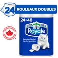 thumbnail image 2 of Royale Everyday Comfort, 2 Ply Toilet Paper, 24 Equal 48 Bathroom Tissue Rolls, 2 of 22