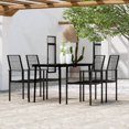 thumbnail image 1 of vidaXL 5 Piece Garden Dining Set Black, 1 of 4