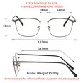 thumbnail image 4 of LifeArt Blue Light Blocking Computer Reading Glasses with Transparent Lens for Women/Men, 4 of 7